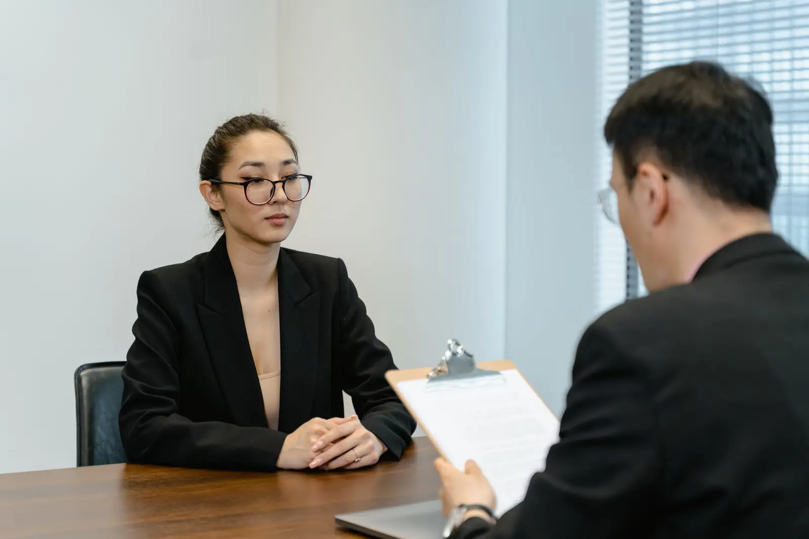 Professionals in a meeting in an office